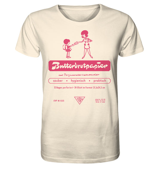 ORGANIC BIO SHIRT UNISEX • DDR-BUTTERBROTPAPIER