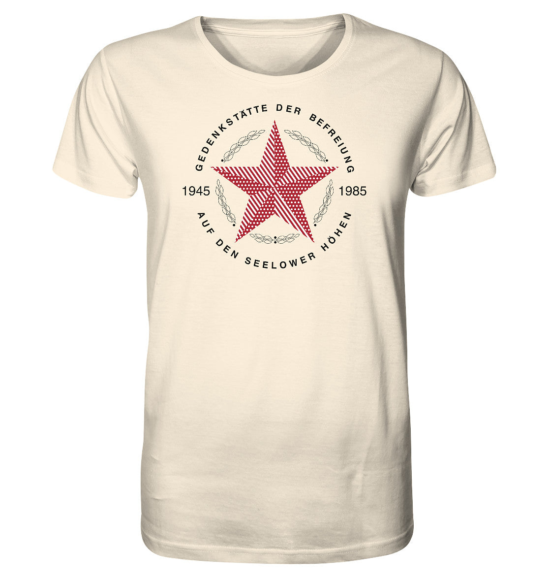 ORGANIC BIO SHIRT UNISEX • GEDENKSTÄTTE SEELOWER HÖHEN