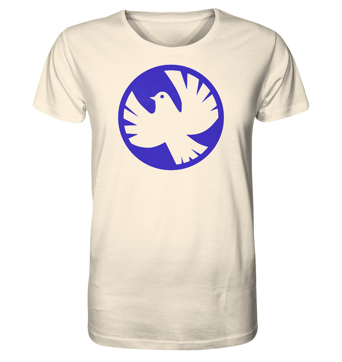ORGANIC BIO SHIRT UNISEX • ROCK FÜR DEN FRIEDEN - TAUBE - hell