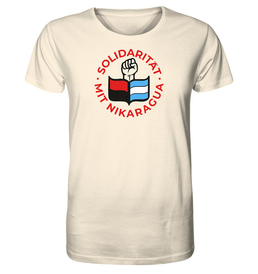 ORGANIC BIO SHIRT UNISEX • SOLIDARITÄT MIT NIKARAGUA