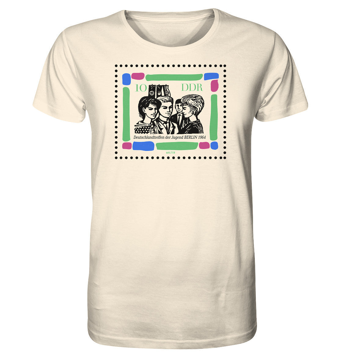 ORGANIC BIO SHIRT UNISEX • BRIEFMARKE - DEUTSCHLANDTREFFEN DER JUGEND