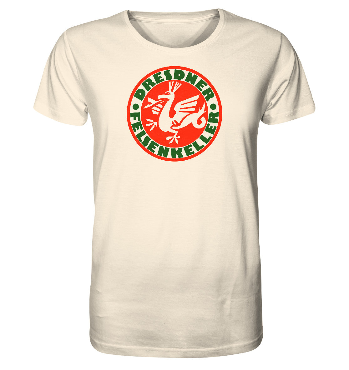 ORGANIC BIO SHIRT UNISEX • VEB DRESDNER FELSENKELLER - BIERDECKEL