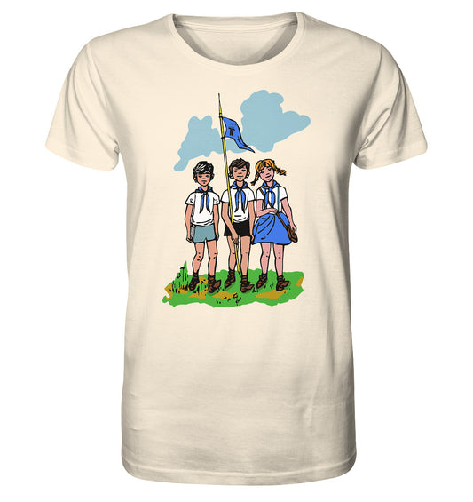 ORGANIC BIO SHIRT UNISEX • JUNGE PIONIERE - PIONIERAUSWEIS