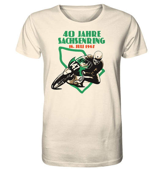 ORGANIC BIO SHIRT UNISEX • 40 JAHRE SACHSENRING 1967