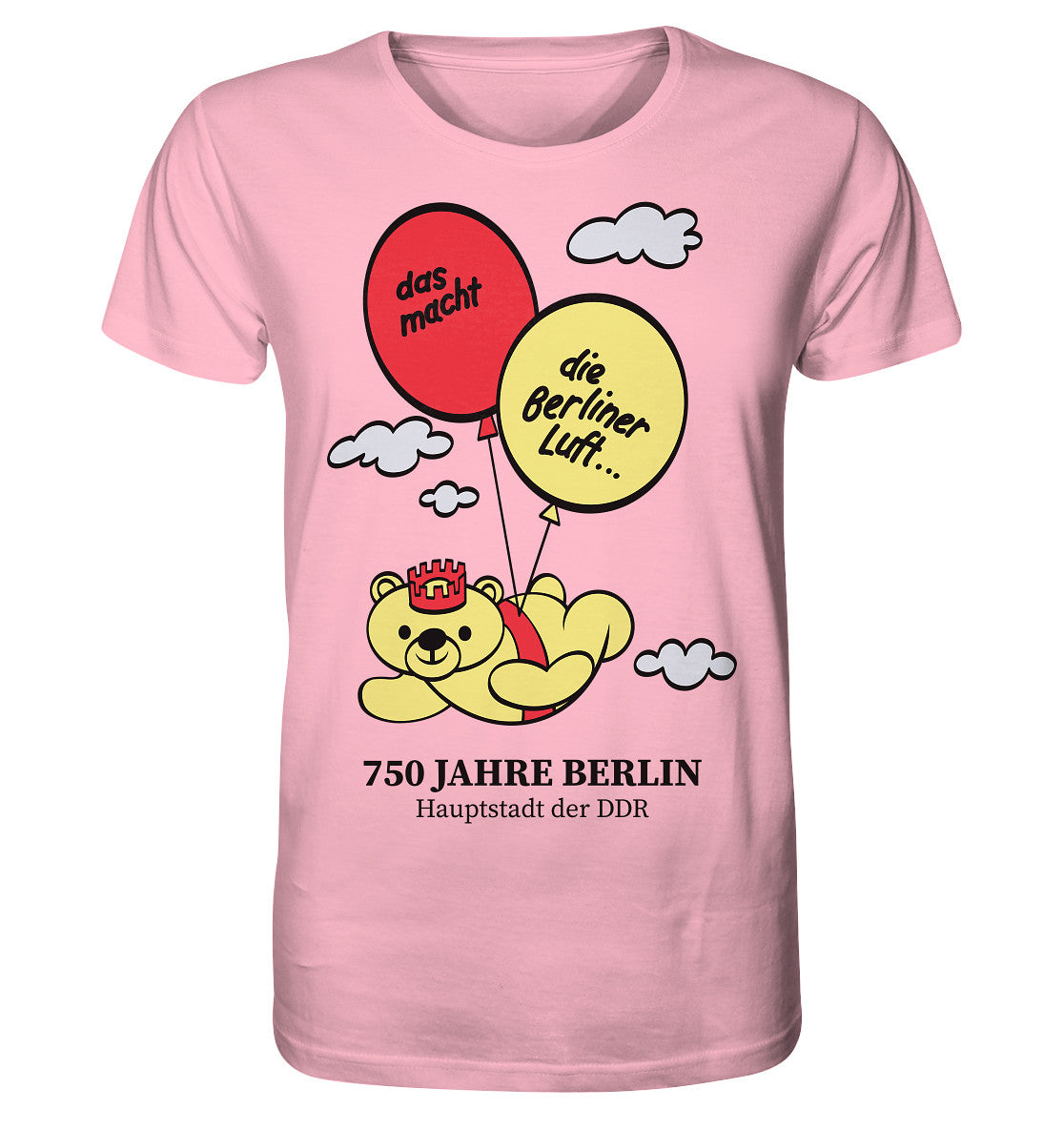 ORGANIC BIO SHIRT UNISEX • 750 JAHRE BERLIN - HAUPTSTADT DER DDR