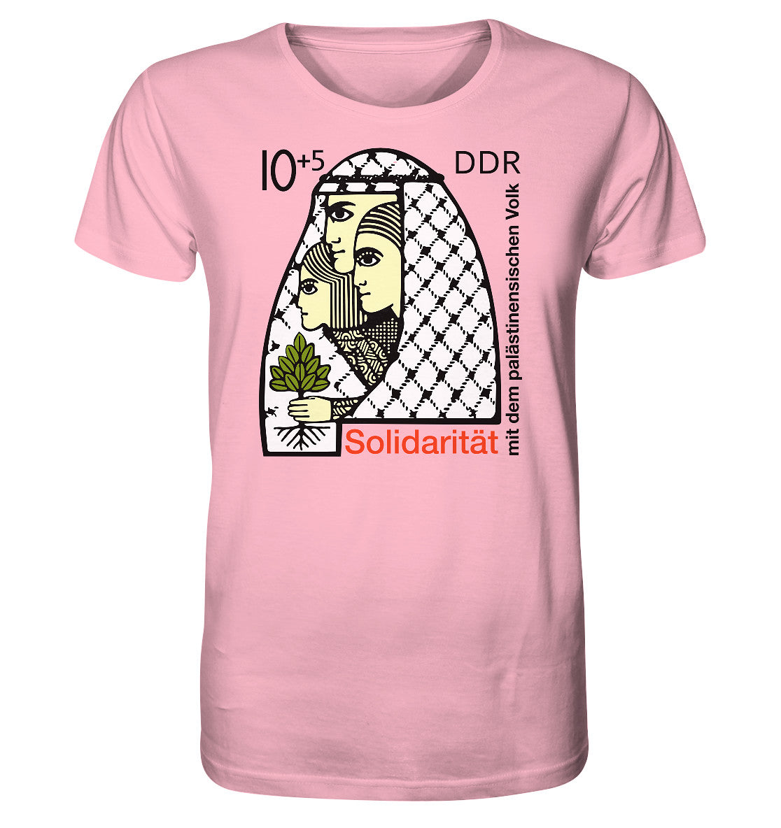 ORGANIC BIO SHIRT UNISEX • SOLIDARITÄT MIT DEM PALÄSTINENSISCHEN VOLK
