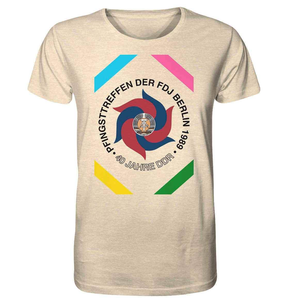 ORGANIC BIO SHIRT UNISEX• PFINGSTTREFFEN BERLIN 1989