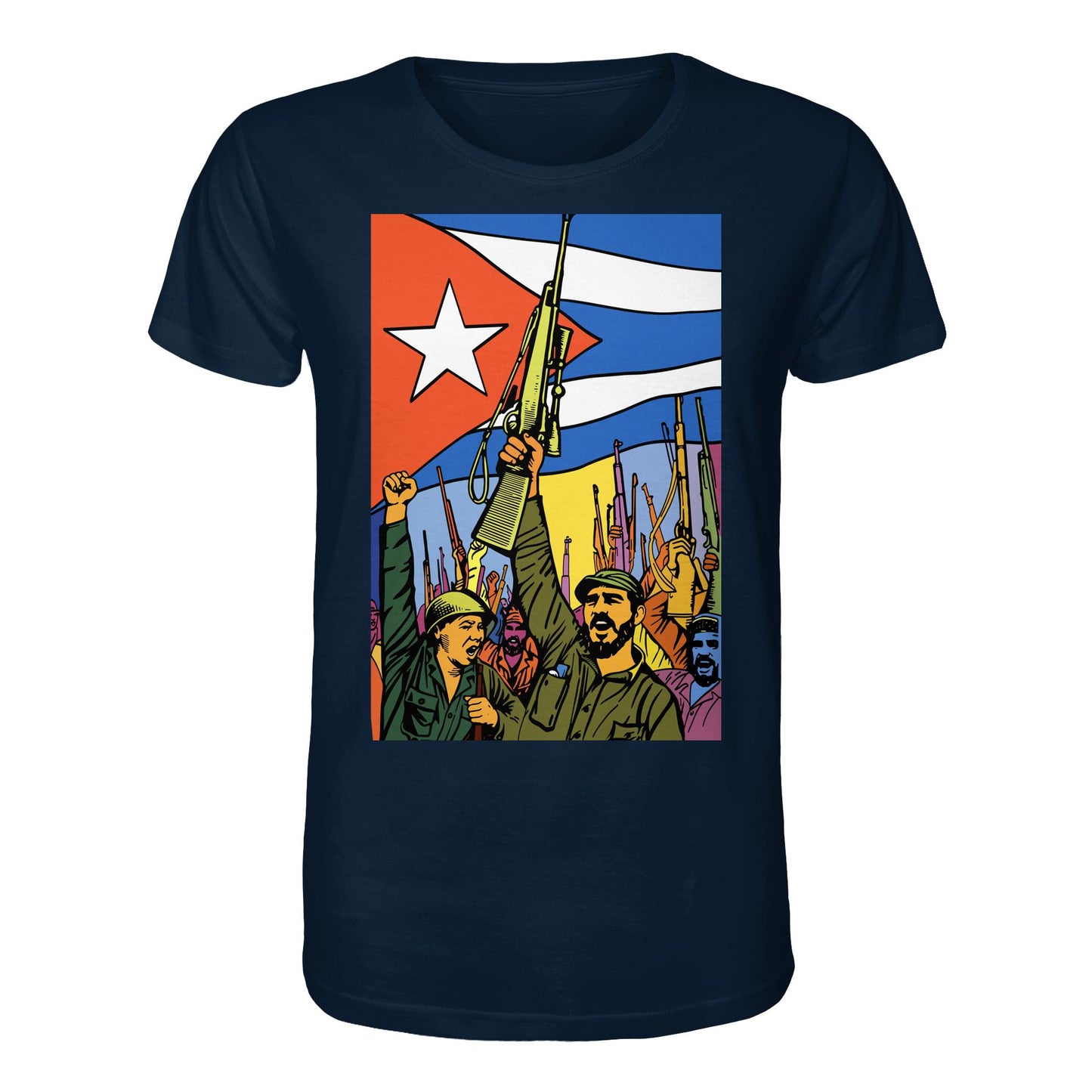 DDR Ostalgie Bio-Shirt Unisex • KUBANISCHE REVOLUTION (ORIGINAL POSTER)