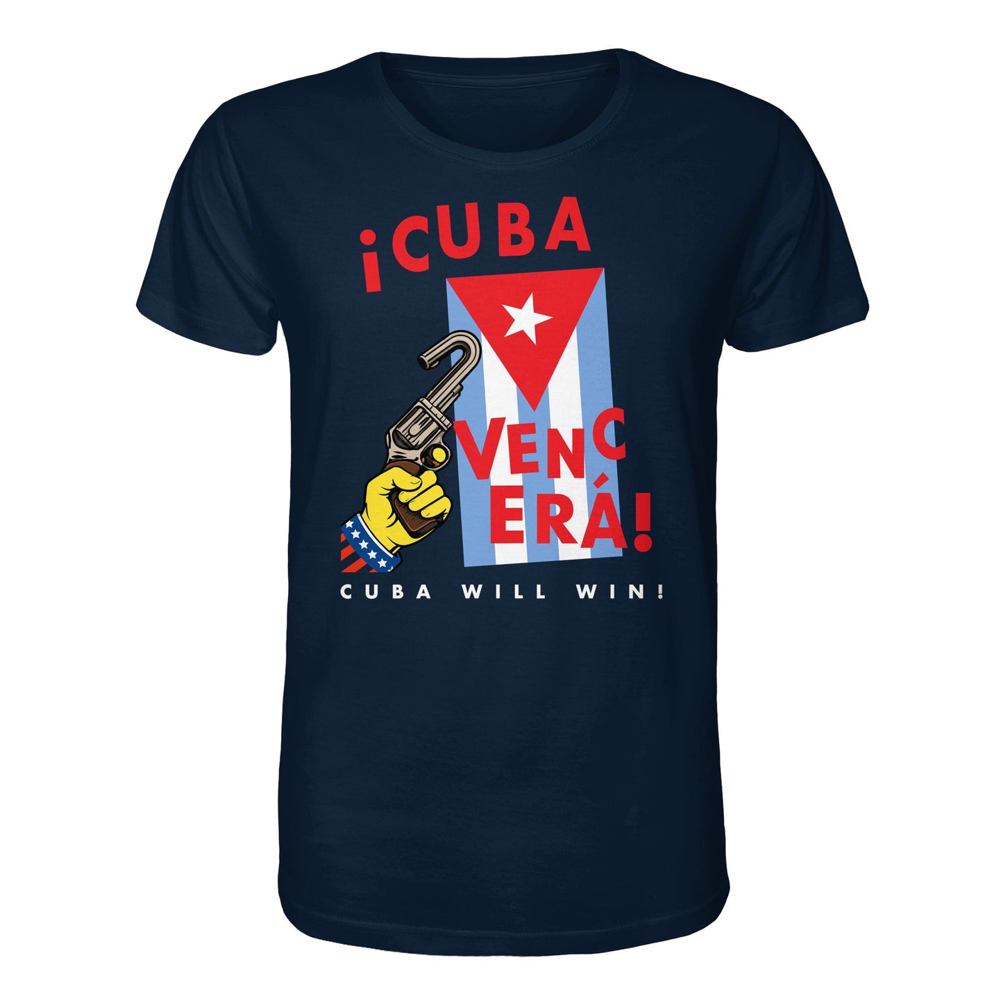 DDR Ostalgie Bio-Shirt Unisex • VENCERÁ! CUBA WILL WIN! (ORIGINAL POSTER KUBA)