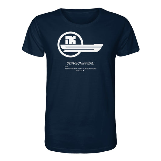 DDR Ostalgie Bio-Shirt Unisex • VEB INDUSTRIE-KOOPERATION SCHIFFBAU ROSTOCK