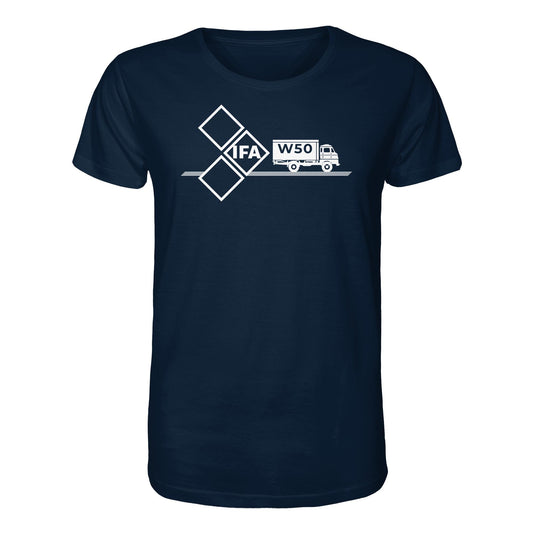 DDR Ostalgie Bio-Shirt Unisex • IFA W50 (ORIGINAL SCHILD)