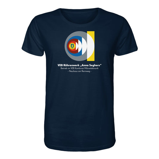 DDR Ostalgie Bio-Shirt Unisex • VEB RÖHRENWERK ANNA SEGHERS - NEUHAUS