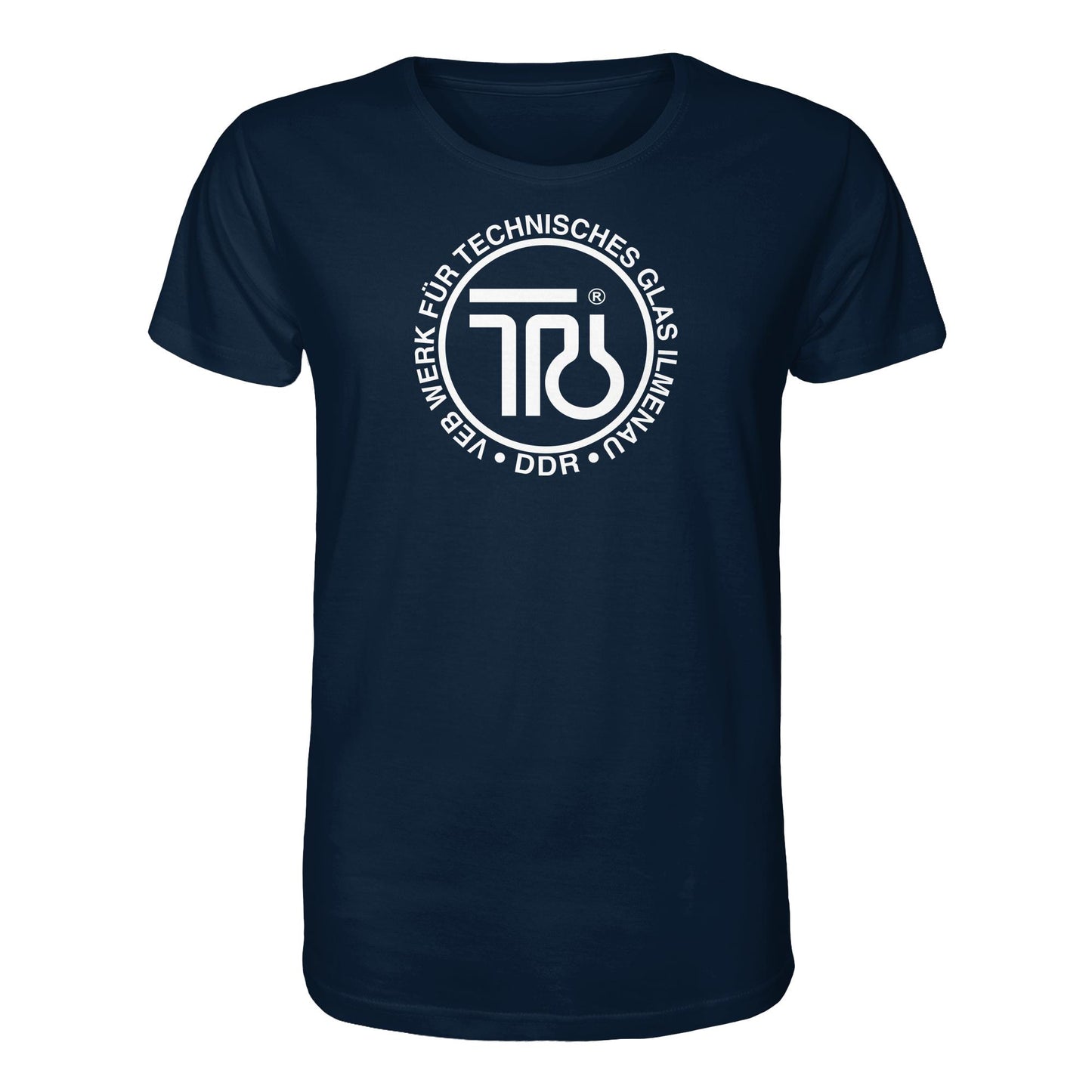DDR Ostalgie Bio-Shirt Unisex • VEB WERK FÜR TECHNISCHES GLAS ILMENAU