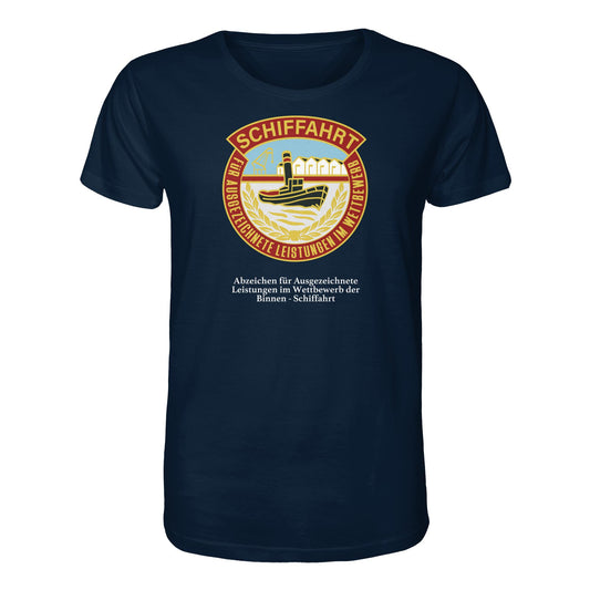 ORGANIC BIO SHIRT UNISEX • BINNEN-SCHIFFAHRT - ABZEICHEN FÜR AUSGEZEICHNETE LEISTUNGEN