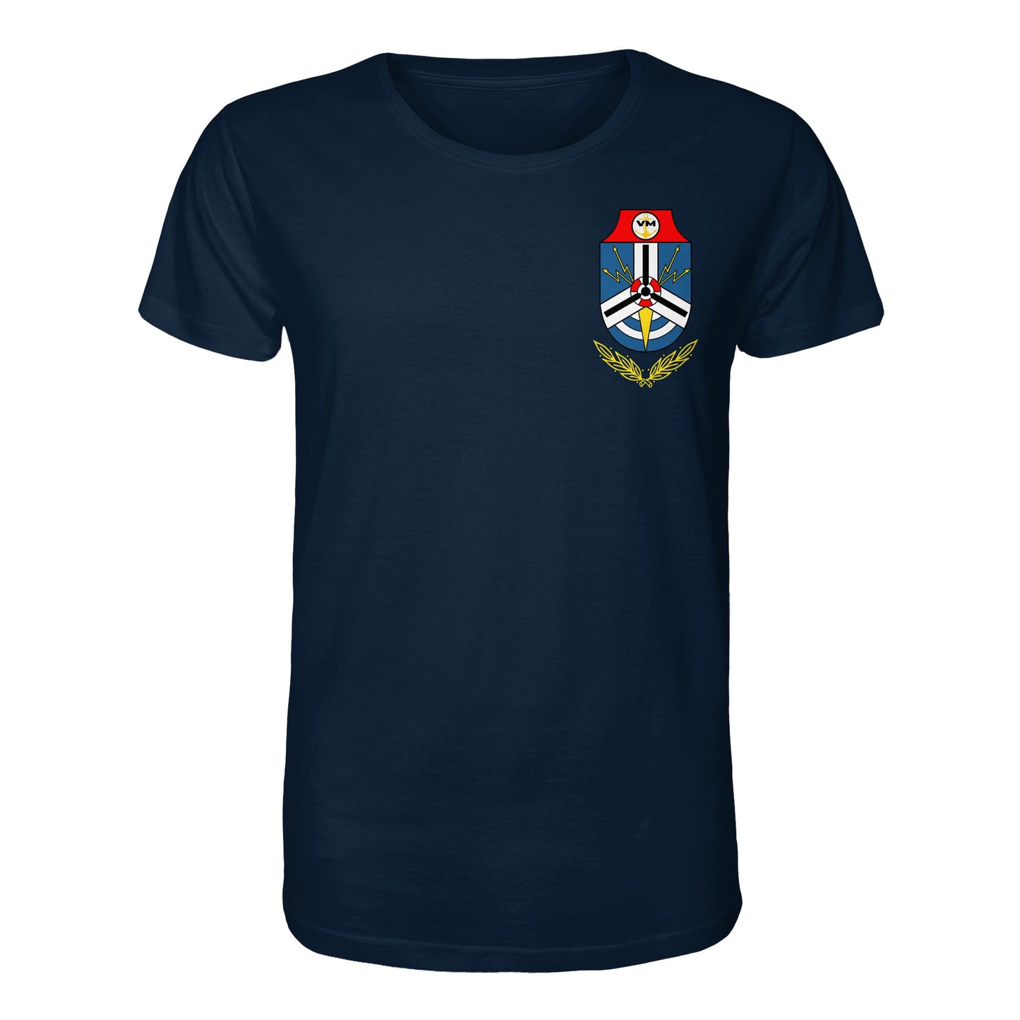 DDR Ostalgie Bio-Shirt Unisex • NVA EMBLEM - MARINEGESCHWADER 18 - KURT BARTHEL