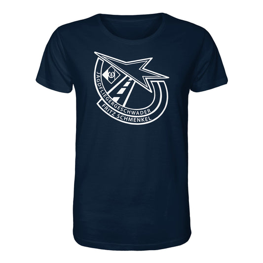 DDR Ostalgie Bio-Shirt Unisex • NVA EMBLEM - GESCHWADER FRITZ SCHMENKEL