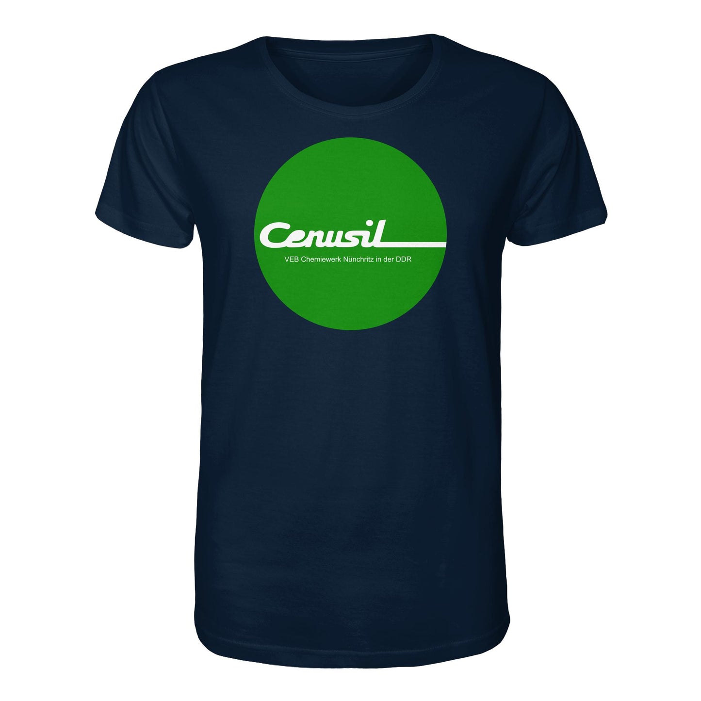 DDR Ostalgie Bio-Shirt Unisex • CENUSIL - VEB CHEMIE NÜNCHRITZ