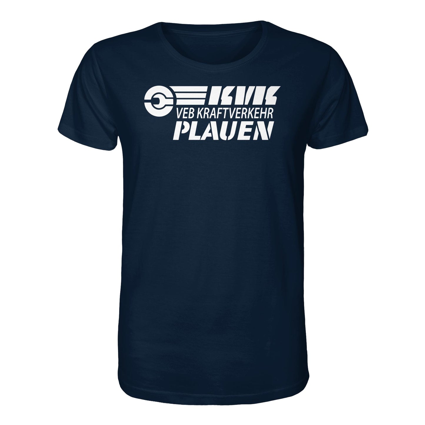 DDR Ostalgie Bio-Shirt Unisex • VEB KRAFTVERKEHR PLAUEN