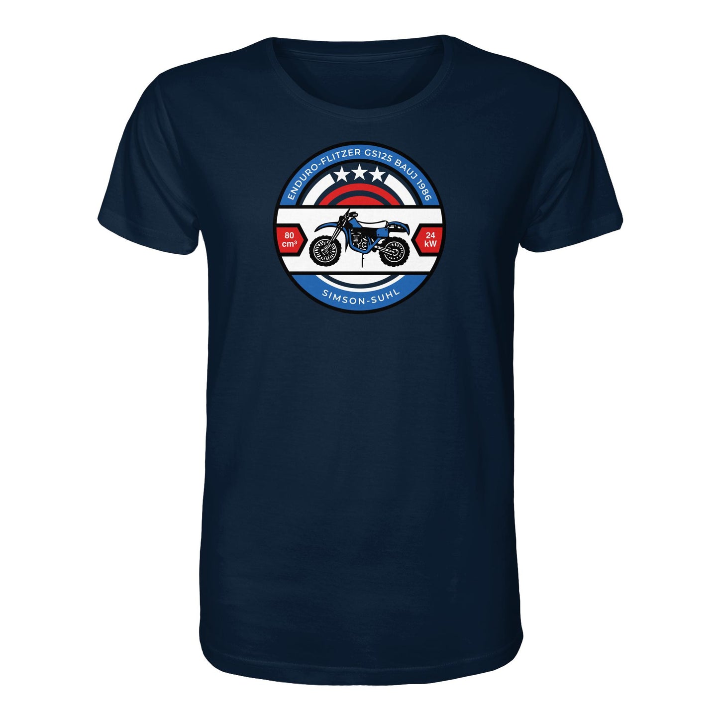 ORGANIC BIO SHIRT UNISEX • SIMSON ENDURO GS125 - ORIGINAL BIERDECKEL