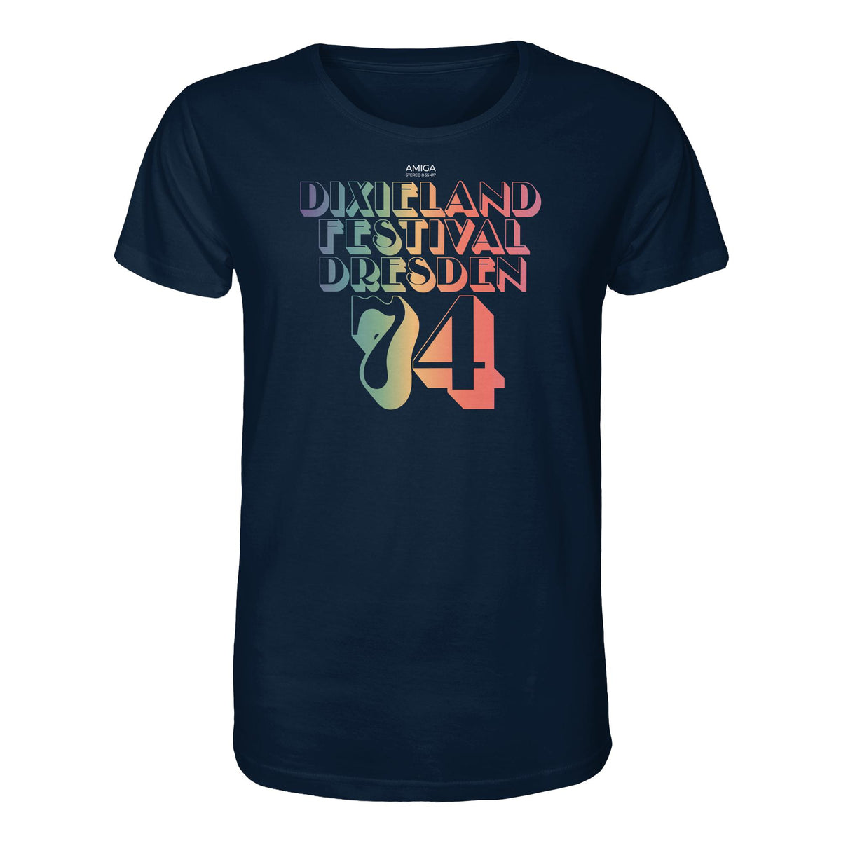 DDR Ostalgie Bio-Shirt Unisex • DIXIELAND FESTIVAL DRESDEN 1974 (ORIGINAL-PLATTE)