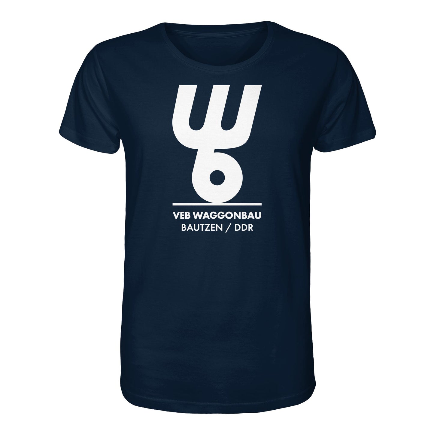 DDR Ostalgie Bio-Shirt Unisex • VEB WAGGONBAU BAUTZEN