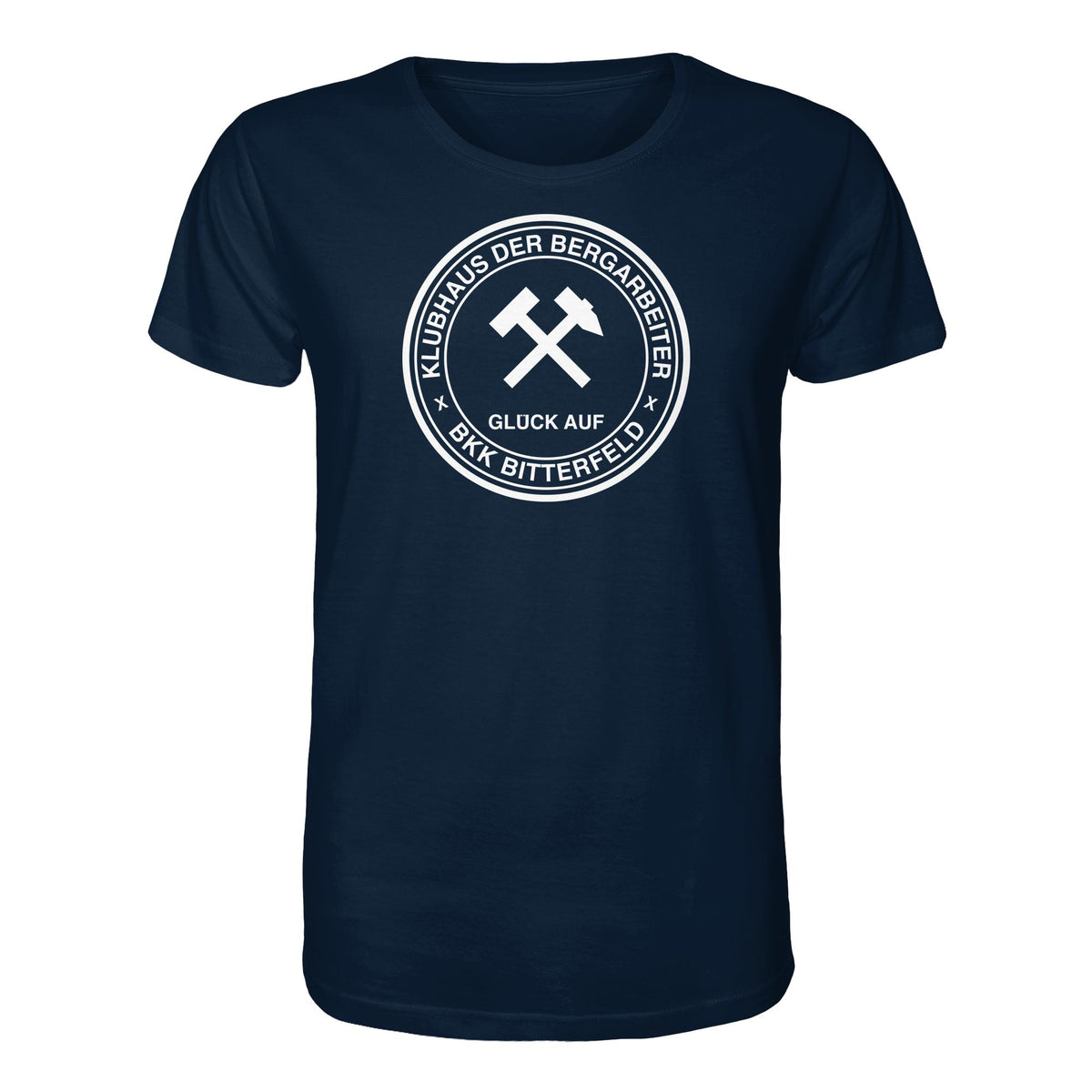 DDR Ostalgie Bio-Shirt Unisex • KLUBHAUS DER BERGARBEITER BITTERFELD