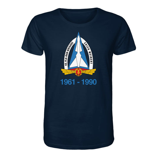 DDR Ostalgie Bio-Shirt Unisex • 43. FLA-RAK-BRIGADE ERICH WEINERT