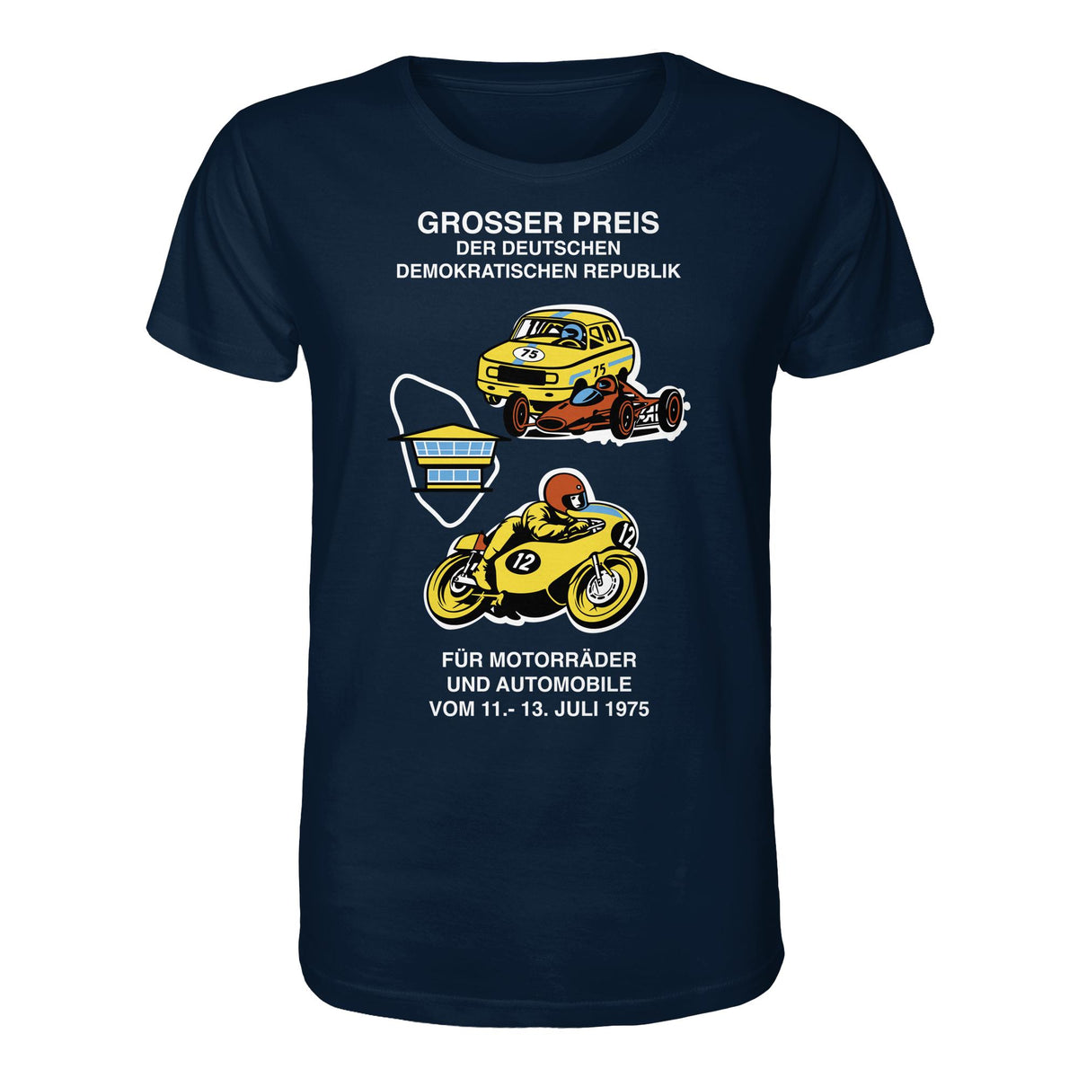 DDR Ostalgie Bio-Shirt Unisex • GROSSER PREIS DER DDR 1975