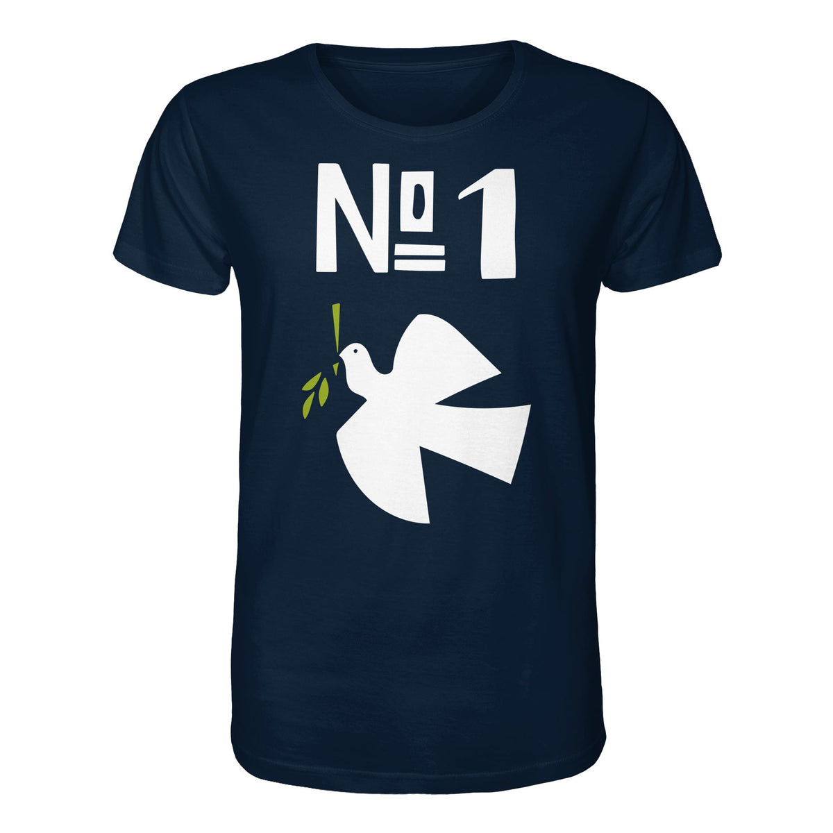 DDR Ostalgie Bio-Shirt Unisex • NO. 1 PRIORITÄT - FRIEDEN! (ORIGINAL PLAKAT)
