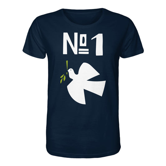 DDR Ostalgie Bio-Shirt Unisex • NO. 1 PRIORITÄT - FRIEDEN! (ORIGINAL PLAKAT)