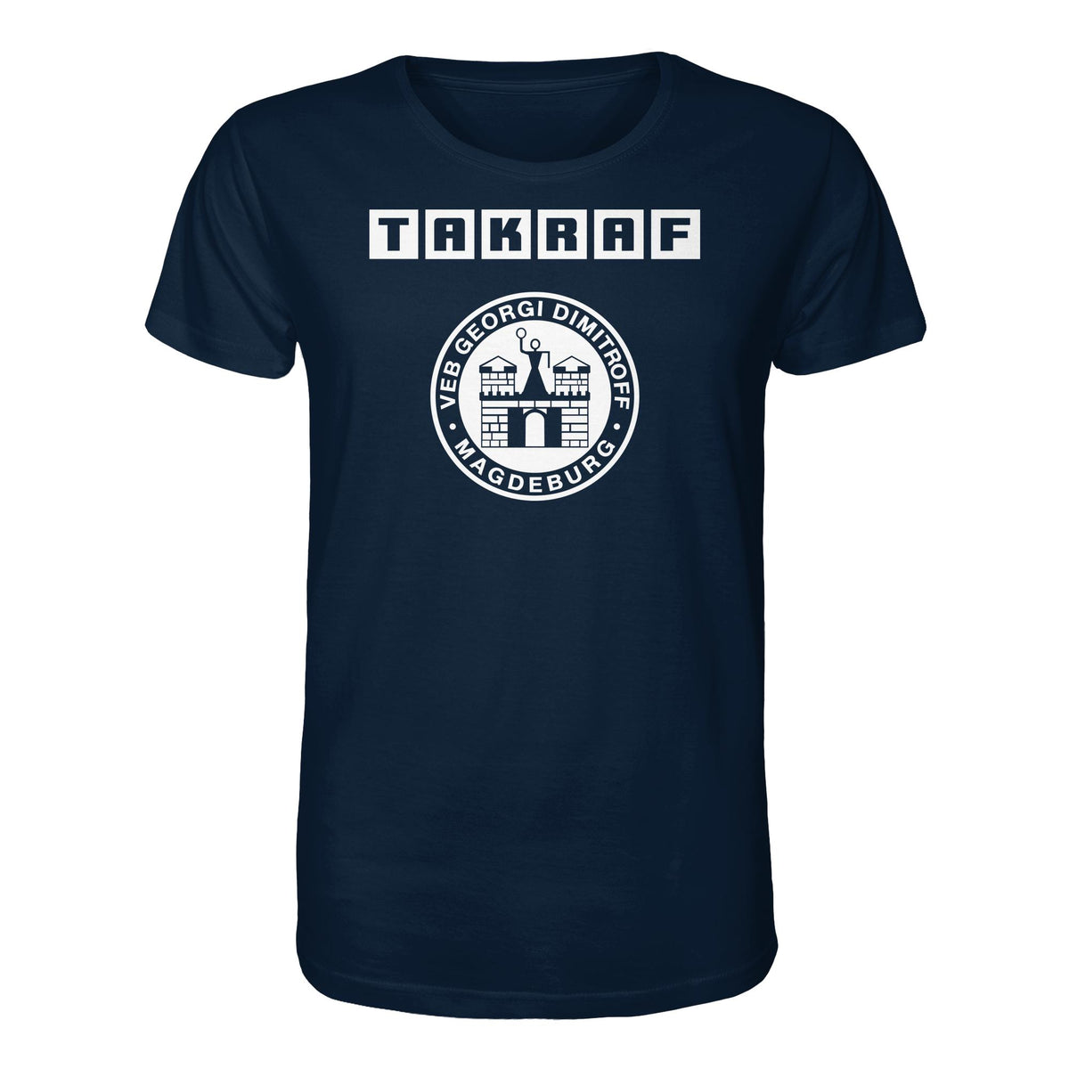 DDR Ostalgie Bio-Shirt Unisex • TAKRAF - VEB GEORGI DIMITROFF MAGDEBURG