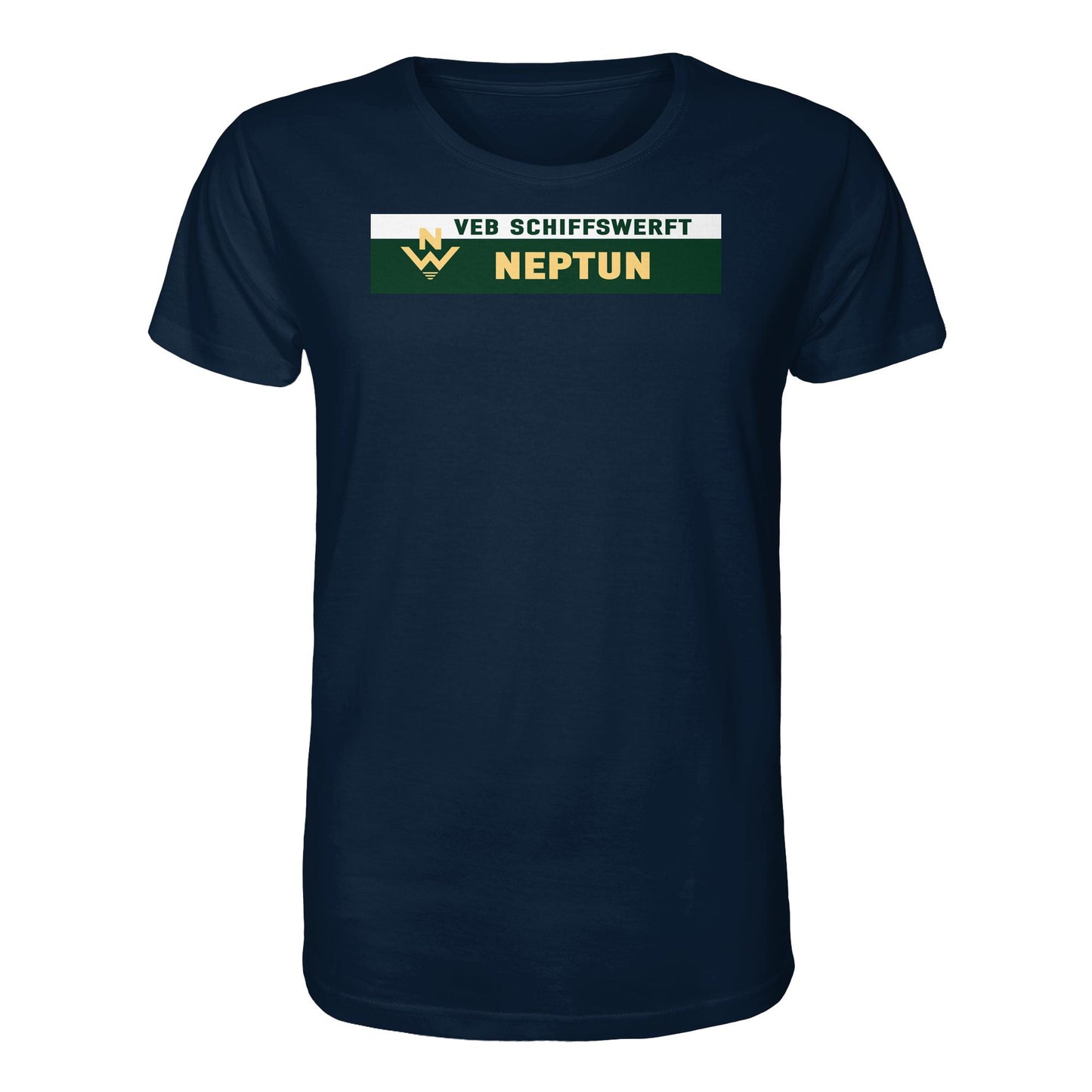 DDR Ostalgie Bio-Shirt Unisex • VEB SCHIFFSWERFT NEPTUN