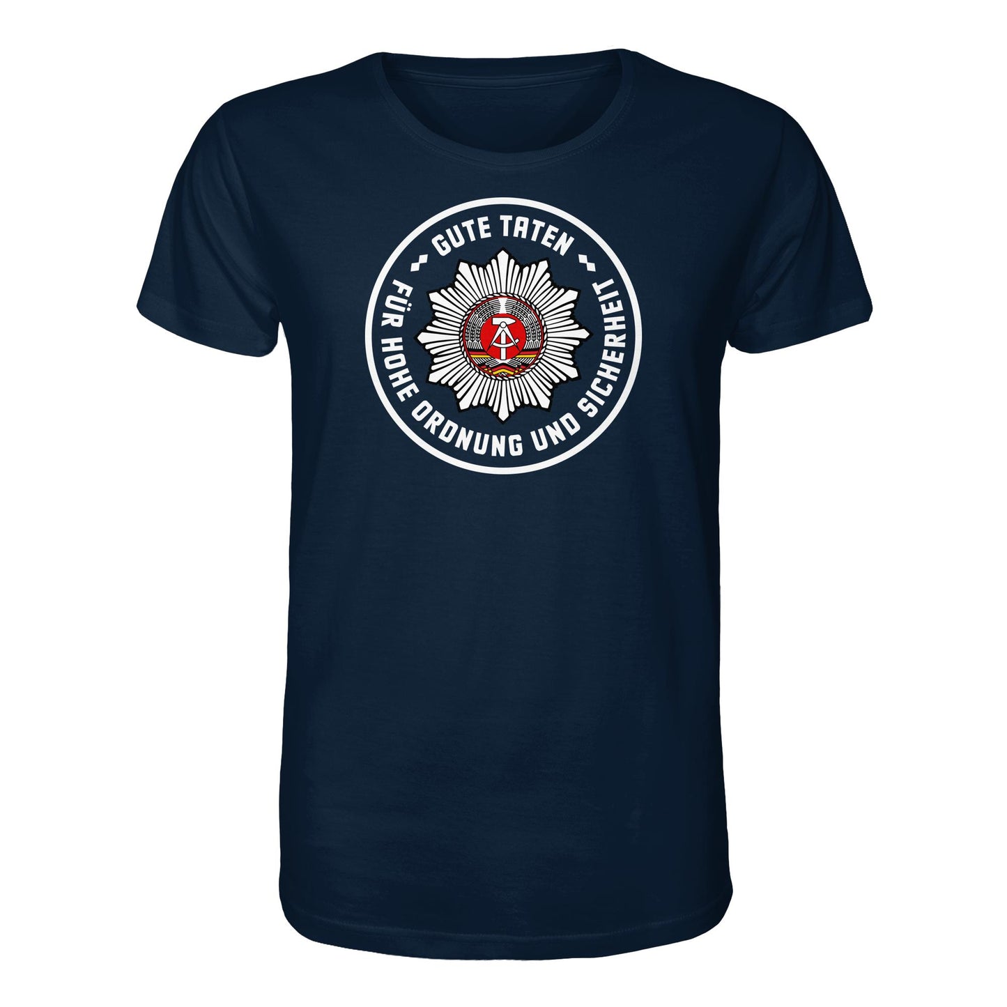 DDR Ostalgie Bio-Shirt Unisex • ABZEICHEN VOLKSPOLIZEI FÜR JUNGE PIONIERE