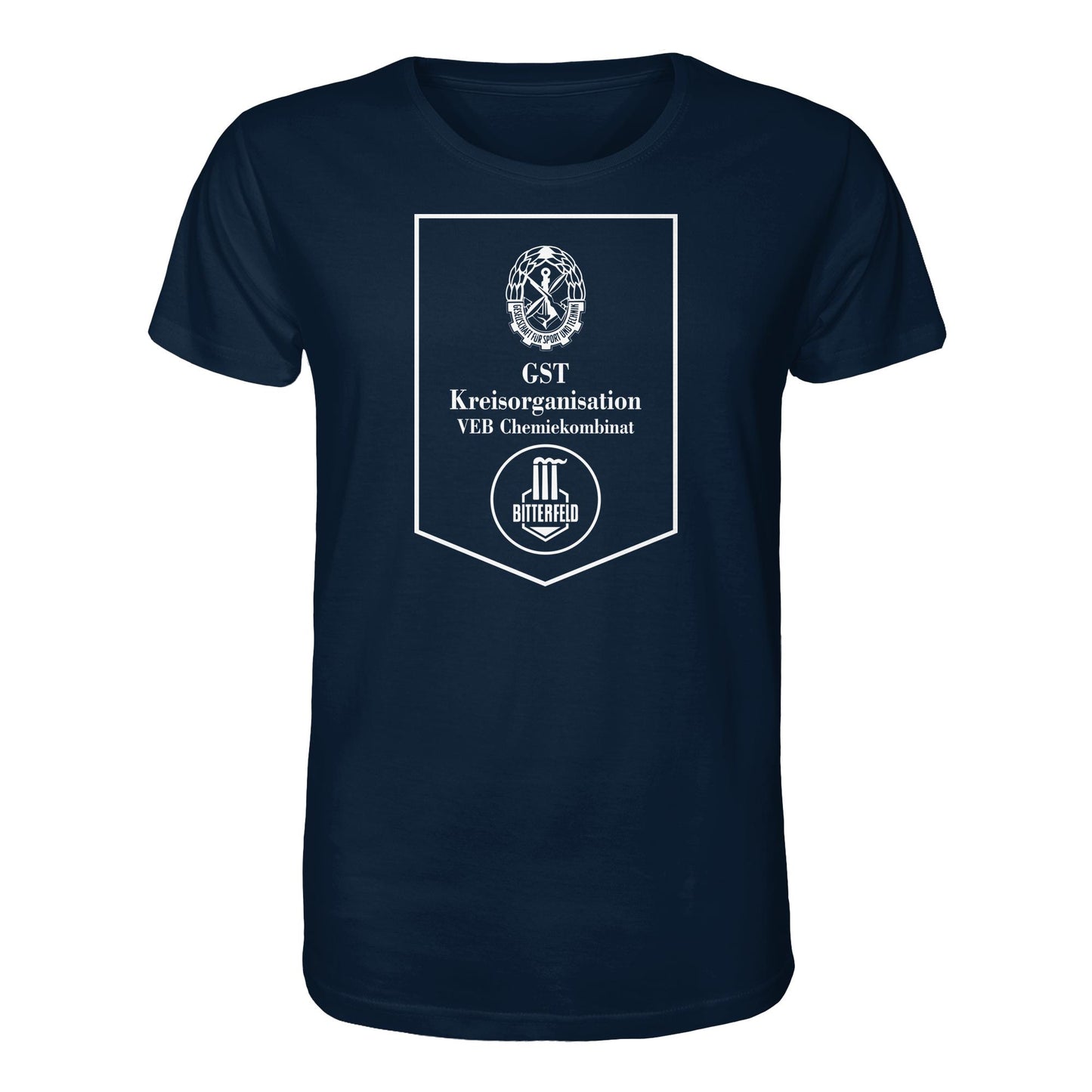 DDR Ostalgie Bio-Shirt Unisex • GST DES VEB CHEMIEKOMBINAT BITTERFELD