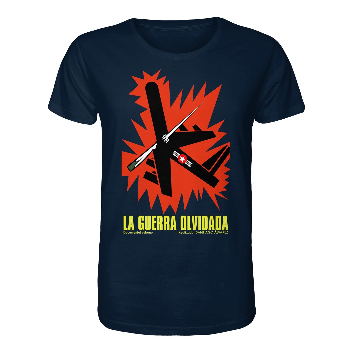 DDR Ostalgie Bio-Shirt Unisex • KUBA - LA GUERRA OLVIDADA (ORIGINAL POSTER)