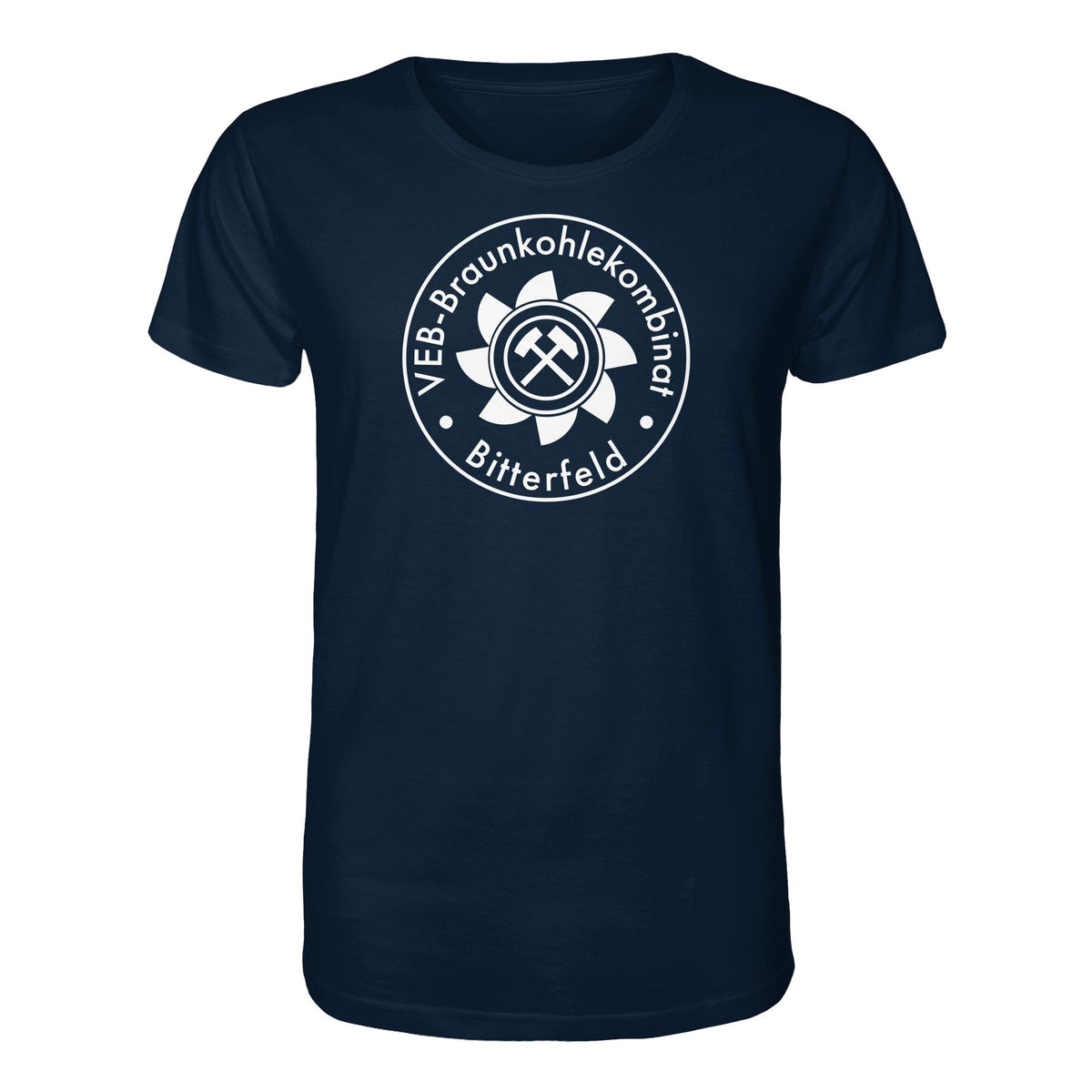DDR Ostalgie Bio-Shirt Unisex • VEB BRAUNKOHLEKOMBINAT BITTERFELD