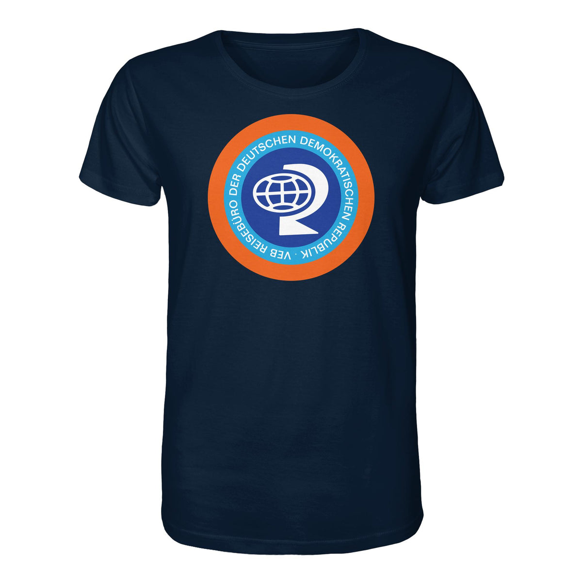 DDR Ostalgie Bio-Shirt Unisex • VEB REISEBÜRO DER DDR