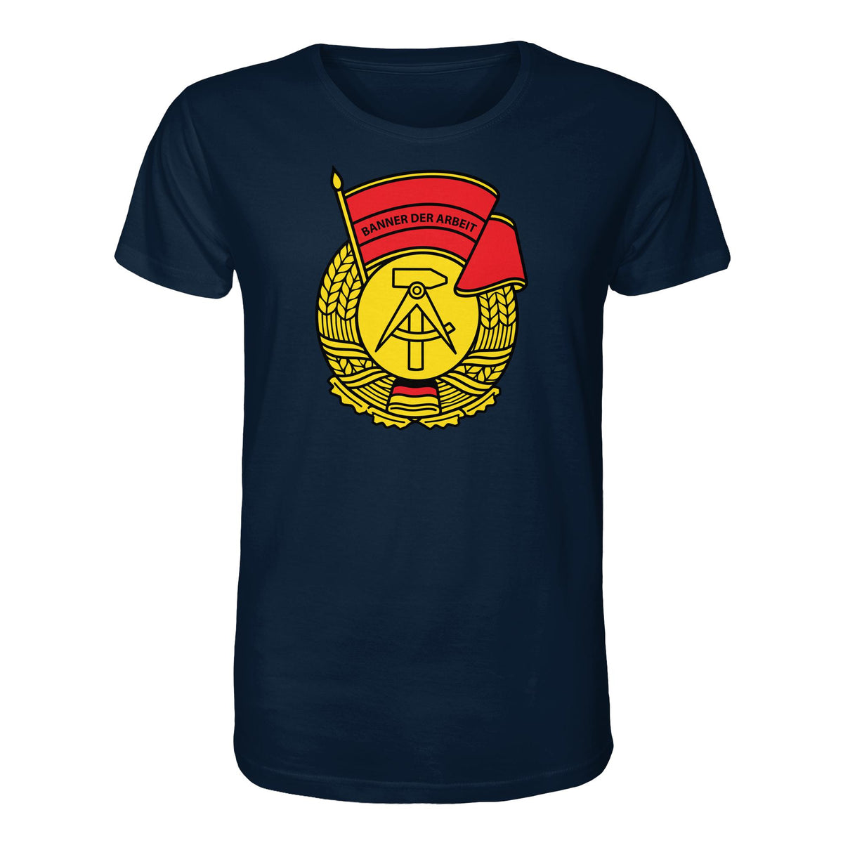 DDR Ostalgie Bio-Shirt Unisex • BANNER DER ARBEIT