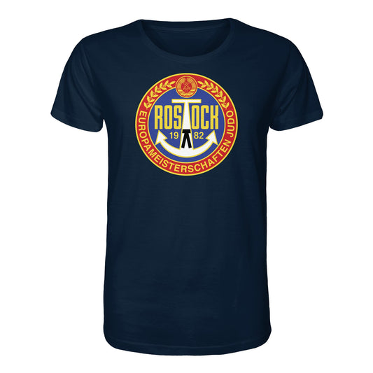 DDR Ostalgie Bio-Shirt Unisex • EUROPAMEISTERSCHAFTEN IM JUDO - ROSTOCK 1982