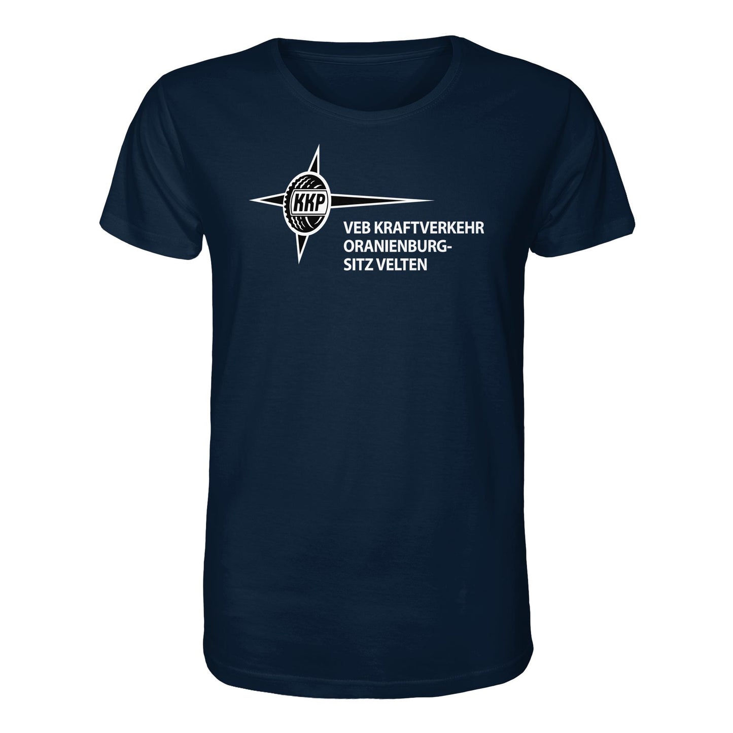 DDR Ostalgie Bio-Shirt Unisex • VEB KRAFTVERKEHR ORANIENBURG