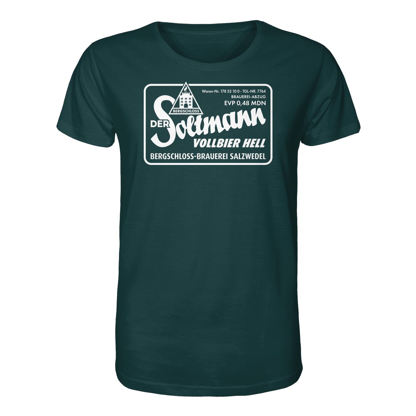 ORGANIC BIO SHIRT UNISEX • BERGSCHLOSS SALZWEDEL SOLTMANN BIERE