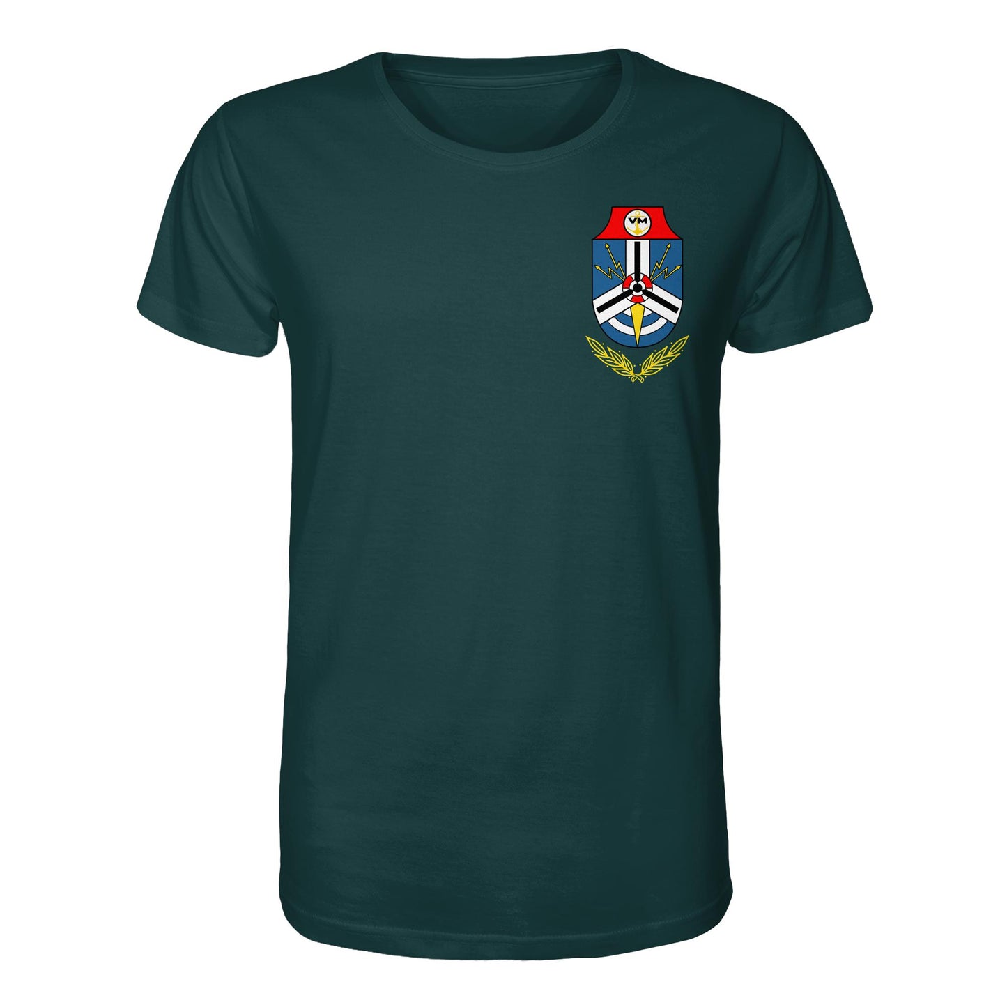 DDR Ostalgie Bio-Shirt Unisex • NVA EMBLEM - MARINEGESCHWADER 18 - KURT BARTHEL