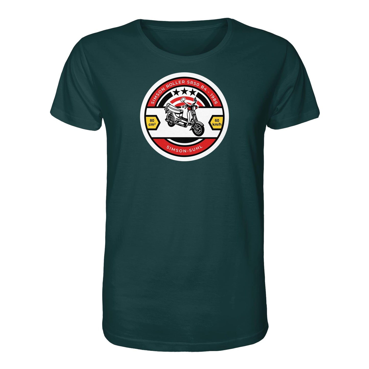 ORGANIC BIO SHIRT UNISEX • SIMSON SR50 - ORIGINAL BIERDECKEL