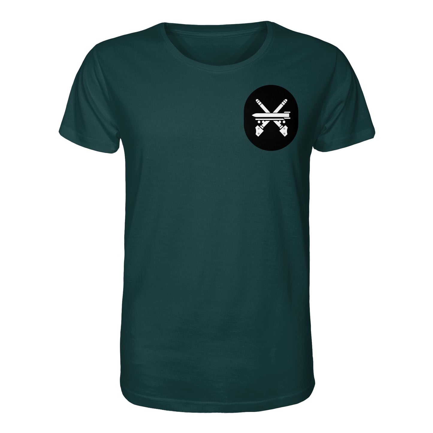 DDR Ostalgie Bio-Shirt Unisex • NVA EMBLEM - RAKETEN- UND WAFFENTECHNISCHER DIENST