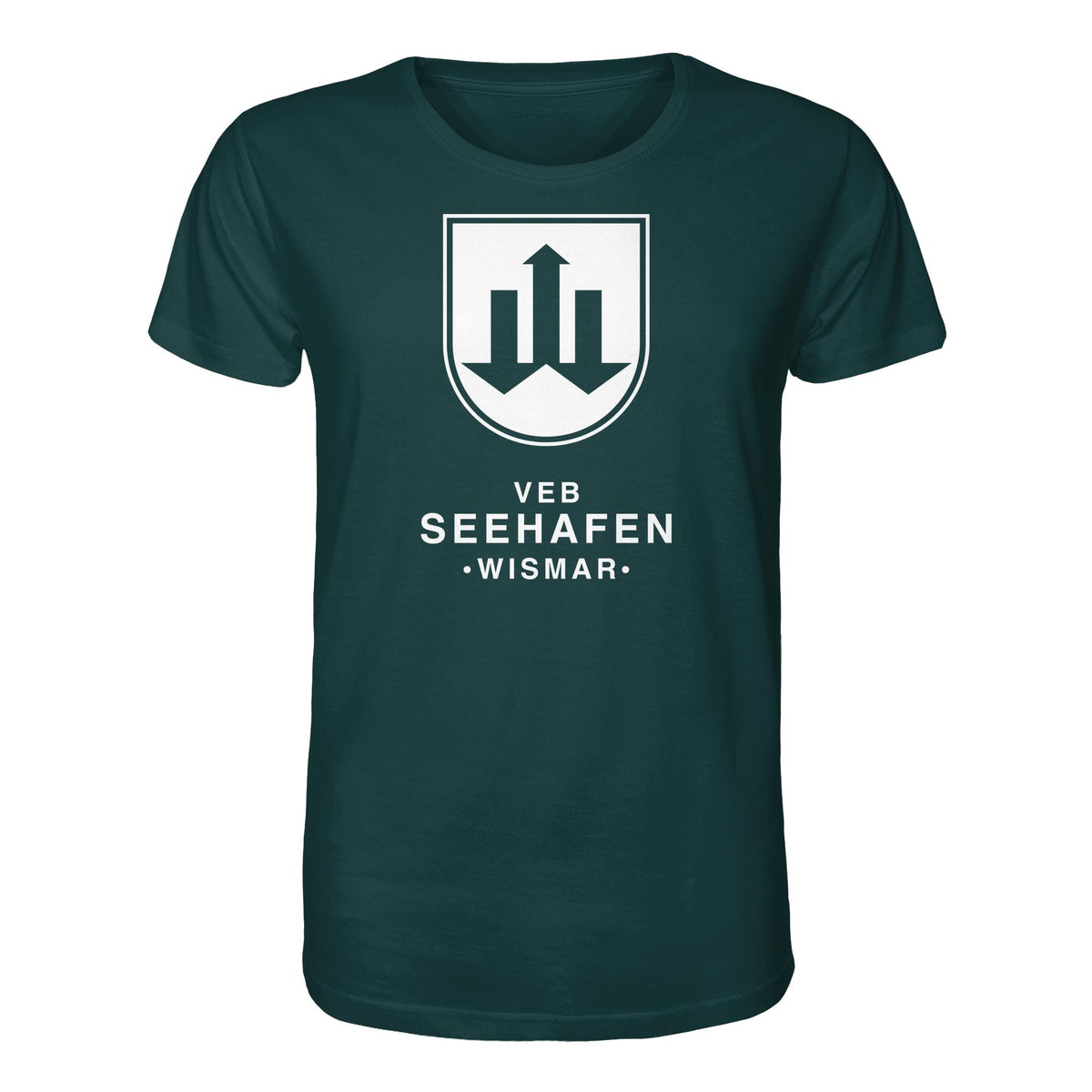DDR Ostalgie Bio-Shirt Unisex • VEB SEEHAFEN WISMAR