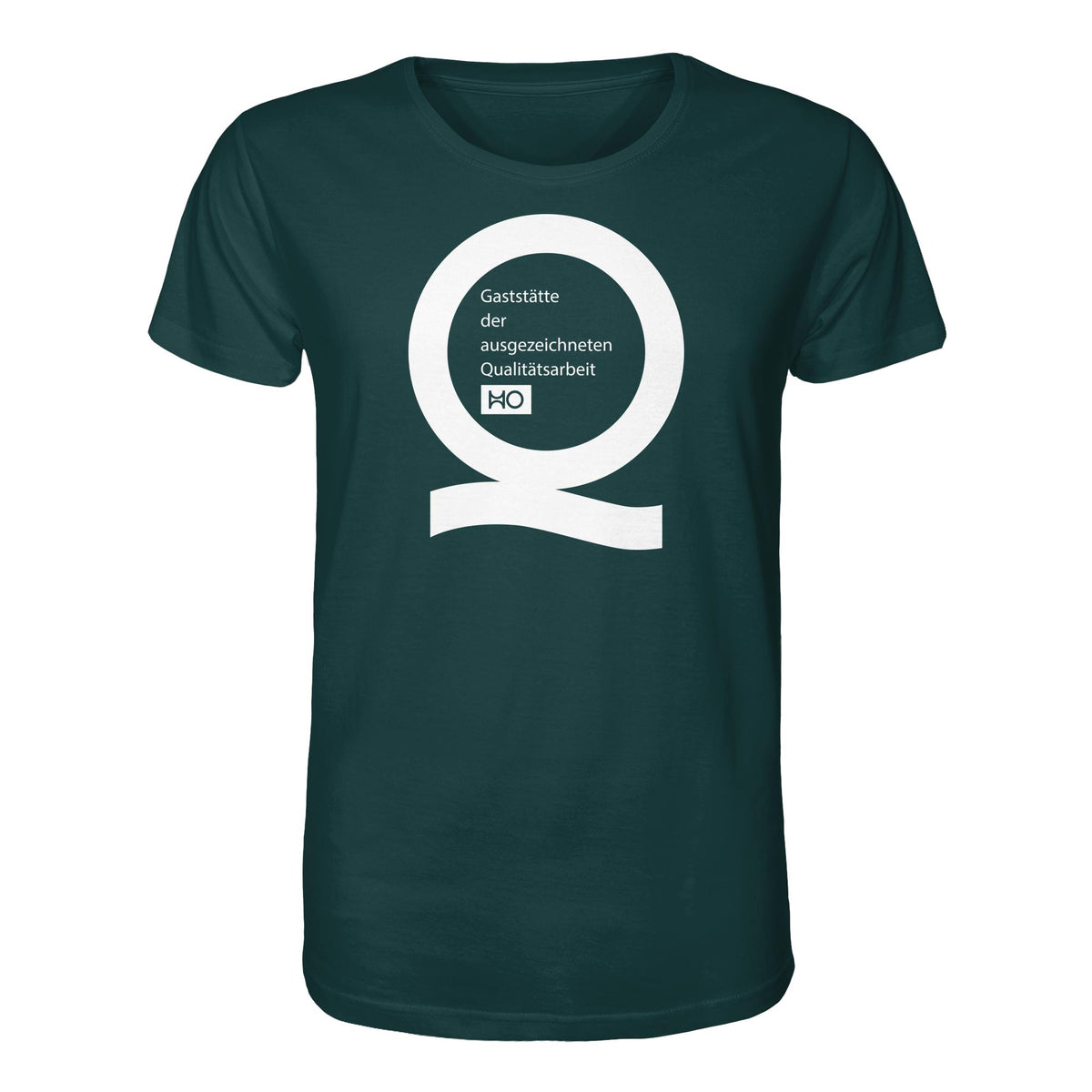 DDR Ostalgie Bio-Shirt Unisex • AUSGEZEICHNETE HO-GASTSTÄTTE (ORIGINAL SIEGEL)