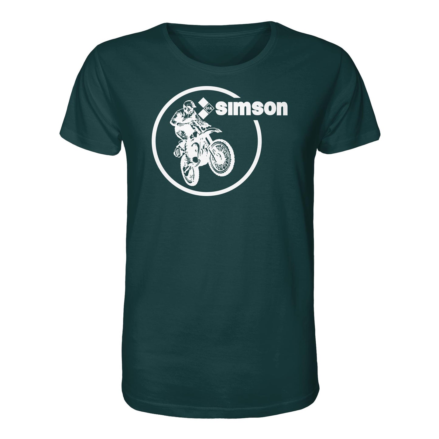 DDR Ostalgie Bio-Shirt Unisex • IFA SIMSON CROSS (ORIGINAL NICKI MOTIV)