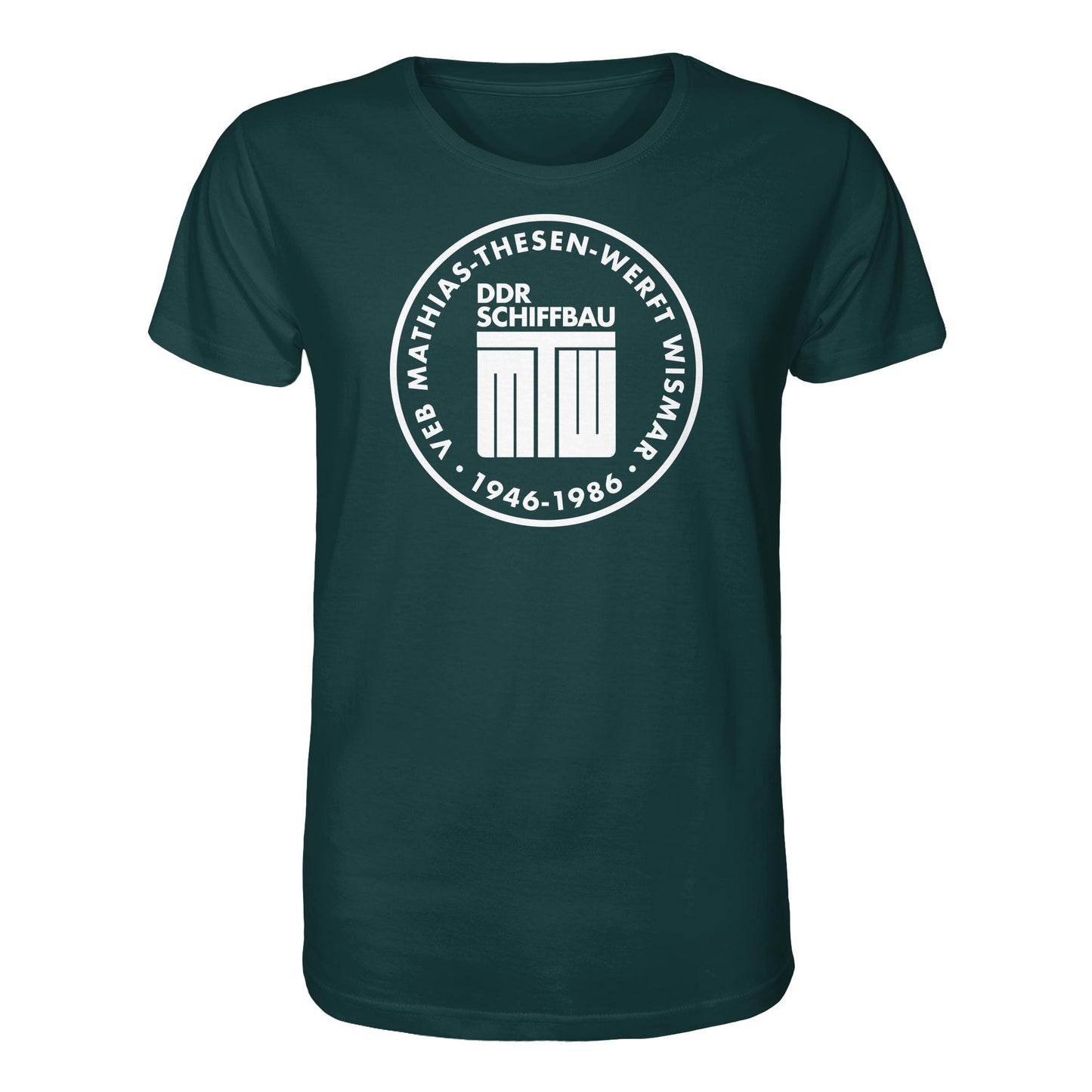 DDR Ostalgie Bio-Shirt Unisex • MATHIAS-THESEN-WERFT WISMAR
