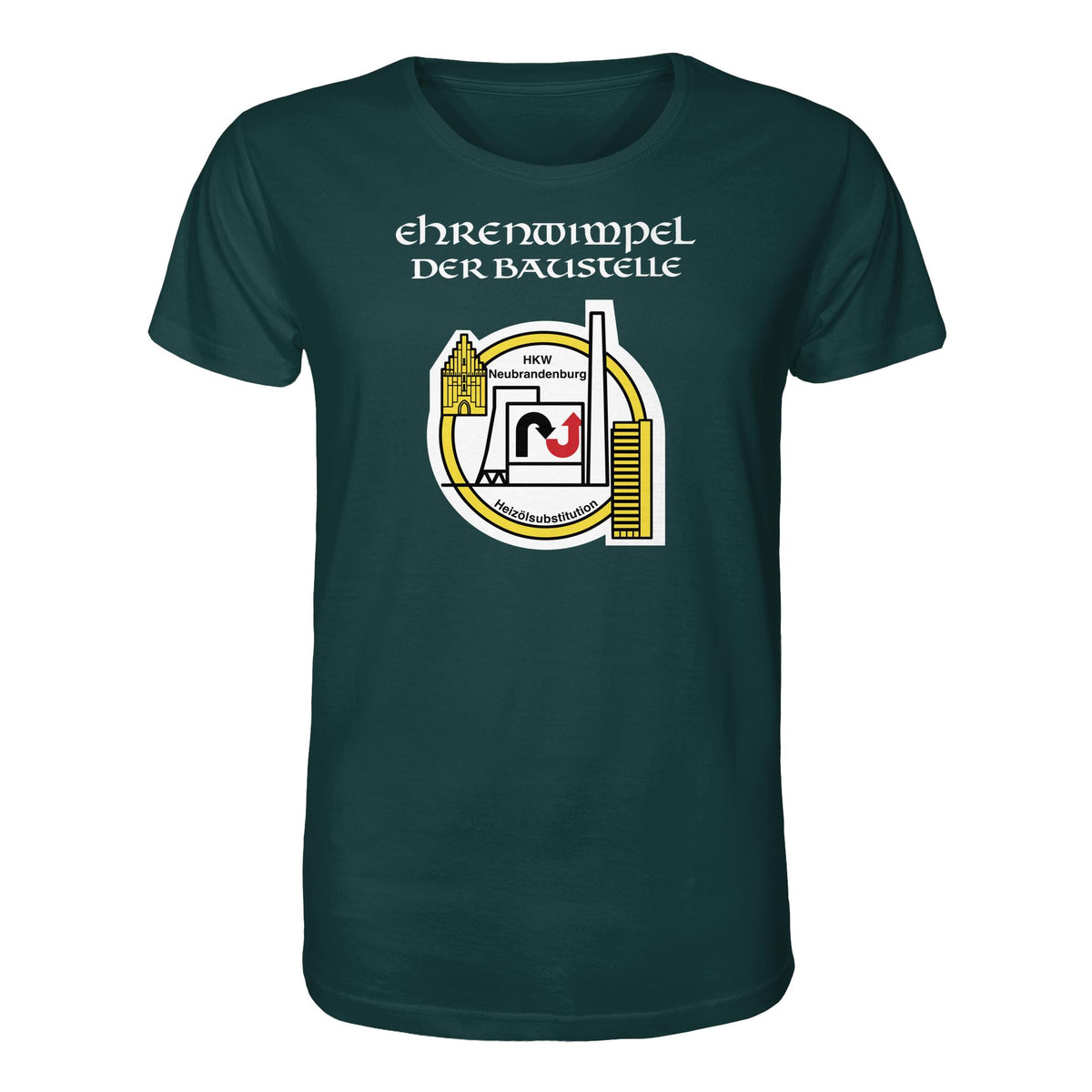 DDR Ostalgie Bio-Shirt Unisex • EHRENWIMPEL HKW NEUBRANDENBURG