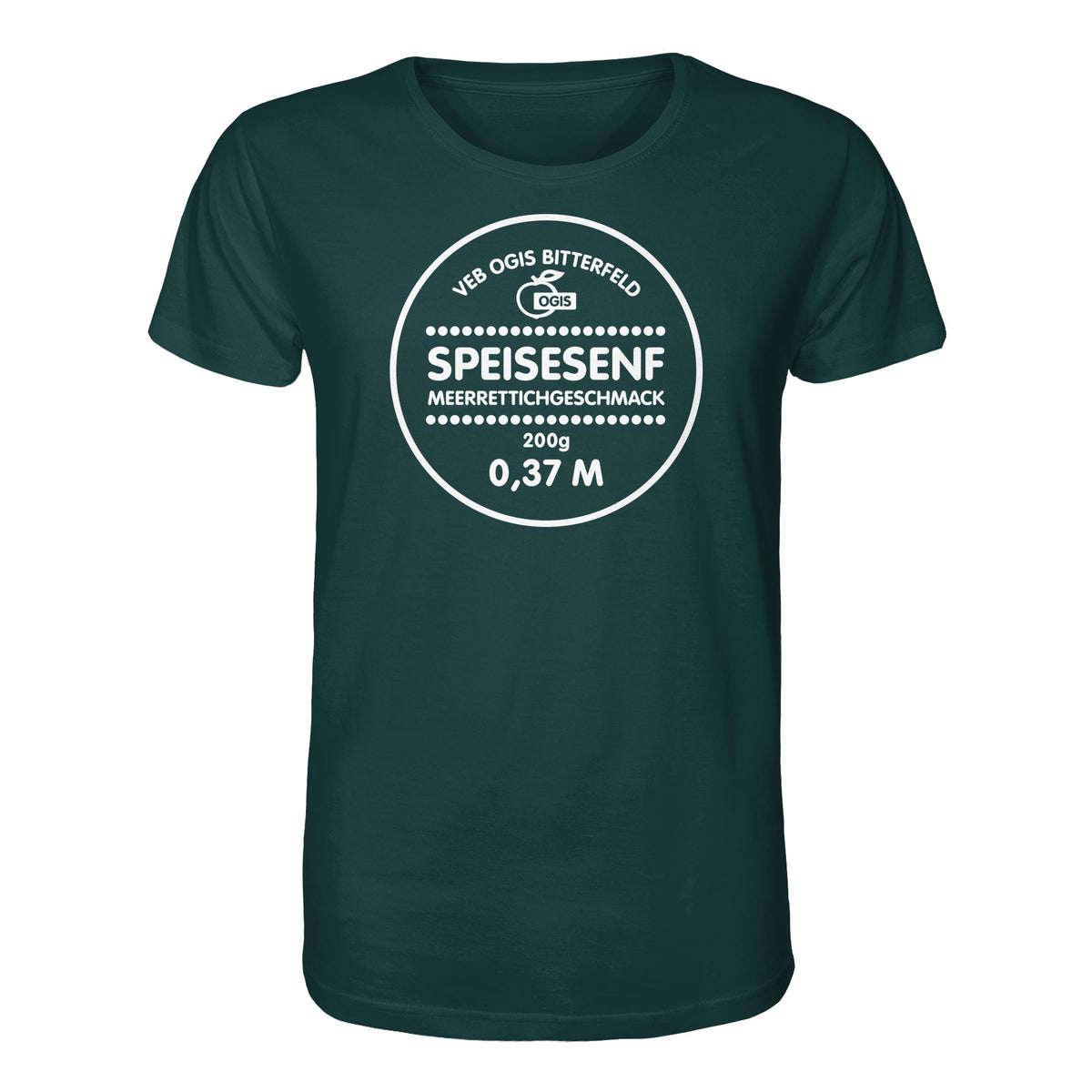 DDR Ostalgie Bio-Shirt Unisex • VEB OGIS BITTERFELD - SPEISESENF